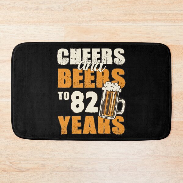 Item preview, Cheers and Beers to 82 years, funny birthday gift designed and sold by HeavyStyle.