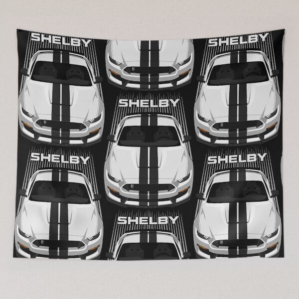 Item preview, Ford Mustang Shelby GT350 2015 - 2020 - White - Black Stripes  designed and sold by JacobGu9858015.