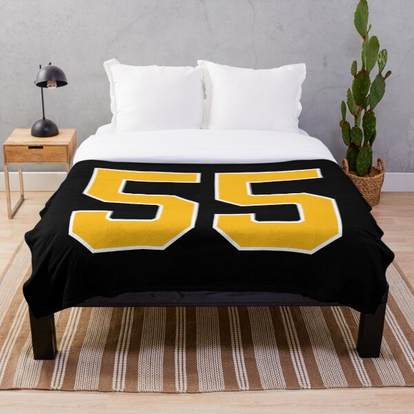 Artikelvorschau, Gelbe Nummer 55 Glückssporttrikot fünfundfünfzig entworfen und verkauft von HeavyStyle.