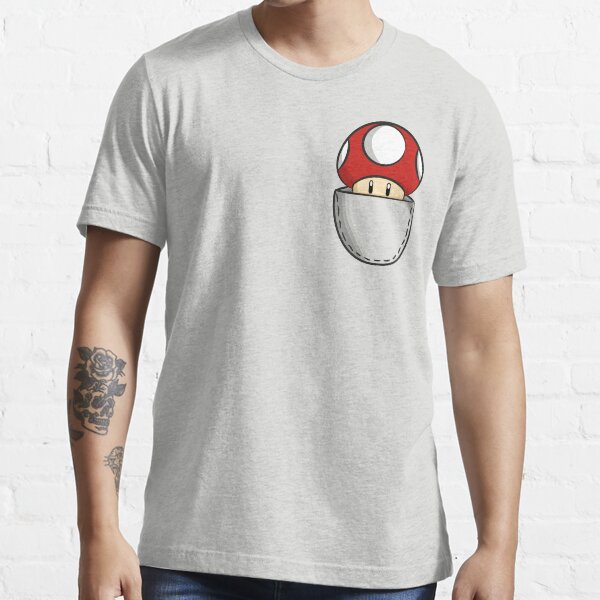 Pocket Mushroom Essential T-Shirt