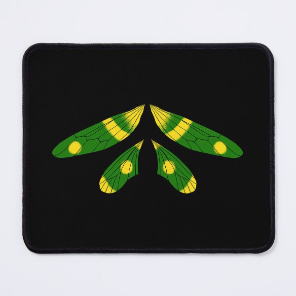 Item preview, Double wings - green and yellow designed and sold by CrazyFozBazaar.