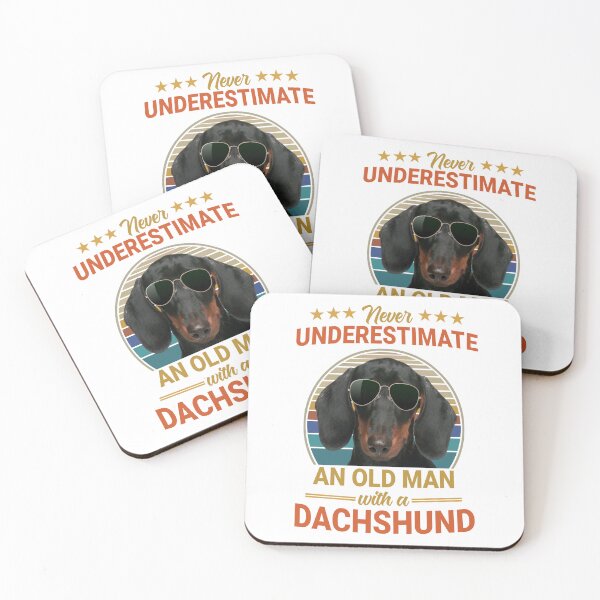 Item preview, Never Underestimate An Old Man With a Dachshund designed and sold by RobeLan.