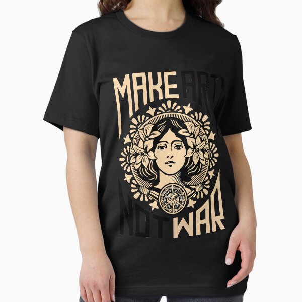 Item preview, Make art not war symbol essential t shirt designed and sold by MarkMiller1.