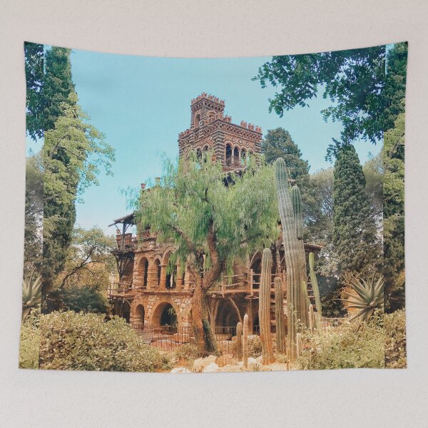 Item preview, Old Architecture in the Public Garden of Taormina designed and sold by NicoletaDesigns.