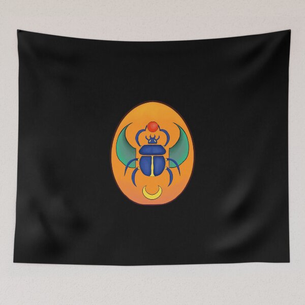 Item preview, Egyptian scarab emblem  designed and sold by CrazyFozBazaar.