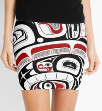 Northwest Tribal Art Mini Skirt