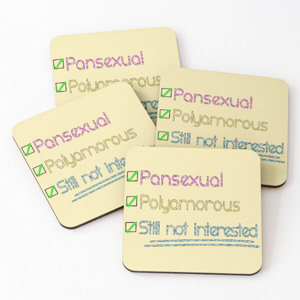 Item preview, Pansexual, Polyamorous, and Still Not Interested designed and sold by dysperdis.