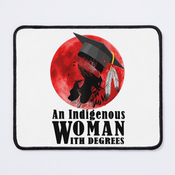 Item preview, For Men Women An Indigenous Woman With Degrees Retro Vintage designed and sold by Kyleprosacco.