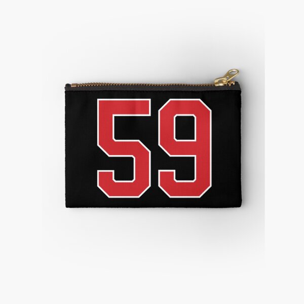 Item preview, Sports Number 59, red black color lucky sport fifty nine designed and sold by ArtIsParty.