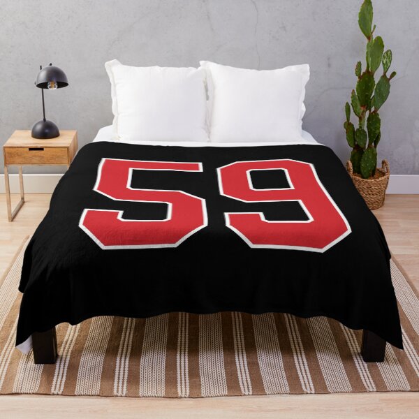 Item preview, Sports Number 59, red black color lucky sport fifty nine designed and sold by ArtIsParty.