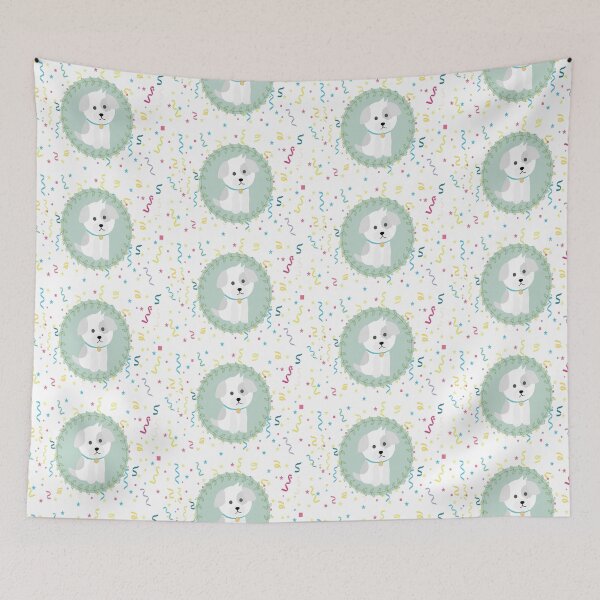 Item preview, Happy puppy designed and sold by W+S Designs.