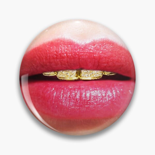 Item preview, Gold grill lips mask designed and sold by RocFashions.