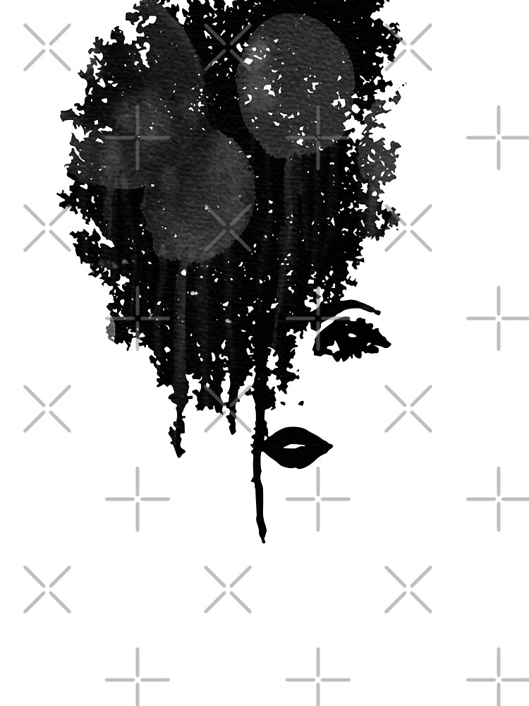 Inky Hair Girl by whya