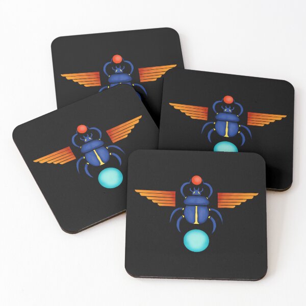 Item preview, Blue scarab  designed and sold by CrazyFozBazaar.