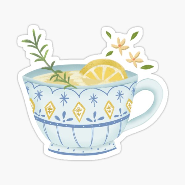 Alice Tea Cups Pack Sticker for Sale by designbykaitlin