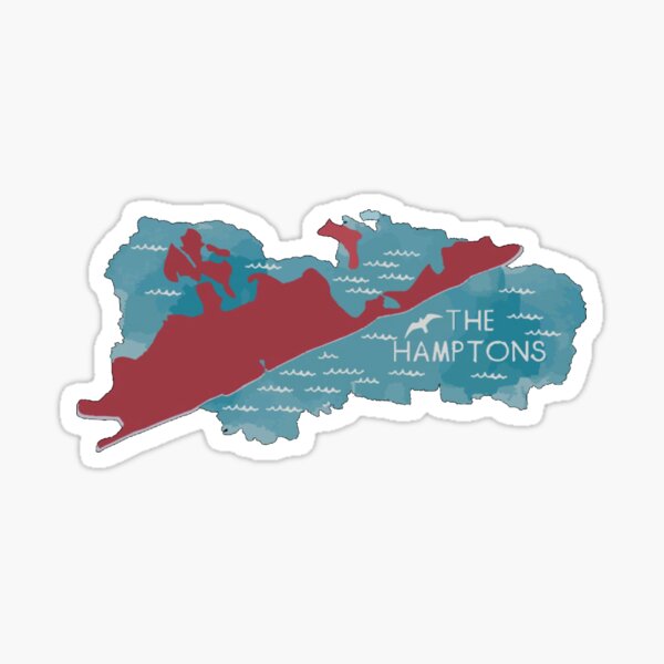 The Hamptons Sticker