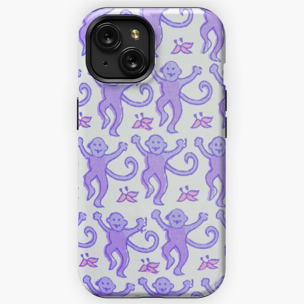 Pink Preppy Monkeys iPhone Case for Sale by preppy-designzz