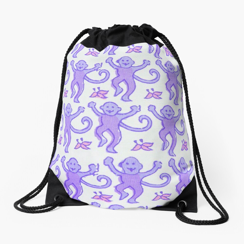 Nerditotes Letters Drawstring Backpack 