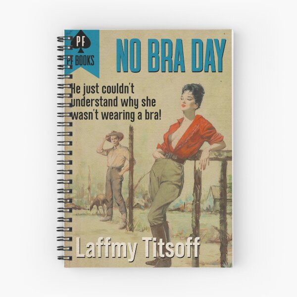 Item preview, No Bra Day (Funny Pulp Cover)  designed and sold by PULPYFICTIONS.