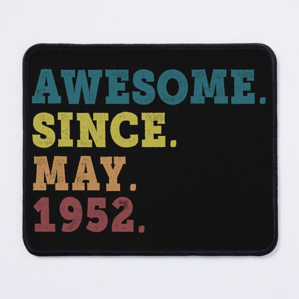 Item preview, Awesome Since May 1952 Retro Vintage 70th Birthday Gift designed and sold by designbychow.