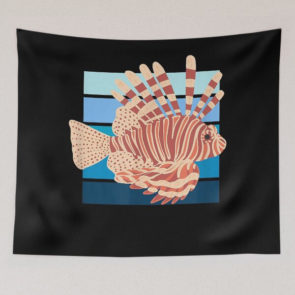 Item preview, Lion Ocean Fish Retro for Men Women Kids  designed and sold by anjanaloeck.