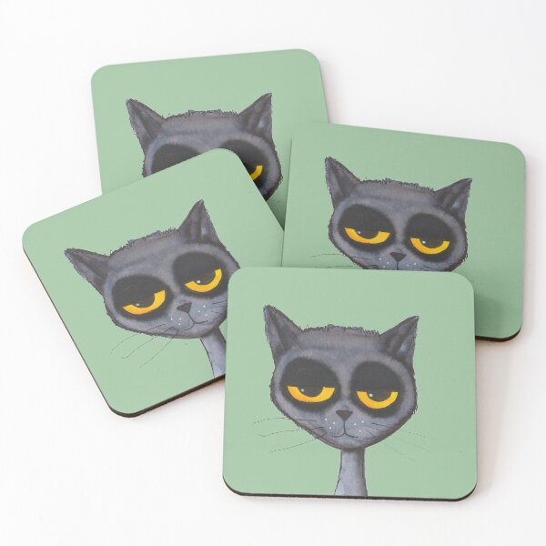 Item preview, sulky cat designed and sold by dorisandfred.