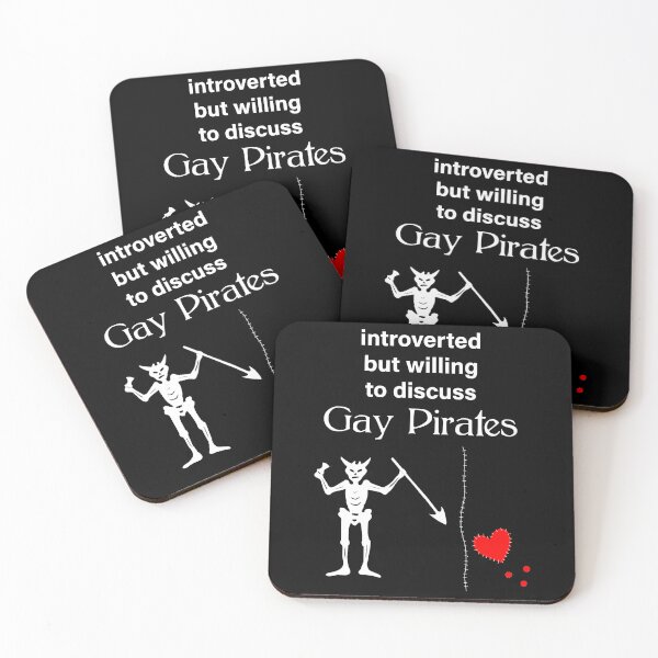 Item preview, Introverted But Willing To Discuss Gay Pirates  designed and sold by Stacey0Smith.