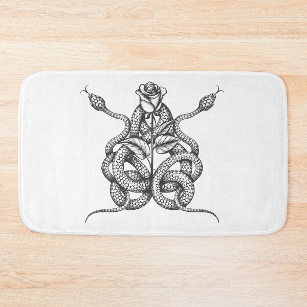 Item preview, Two Snake and Rose Flower   designed and sold by devaleta.