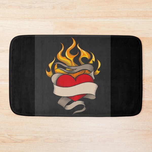 Item preview, Flaming Heart colorful Emblem designed and sold by devaleta.