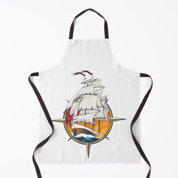 Item preview, Sailing Ship Inside Wind Rose designed and sold by devaleta.
