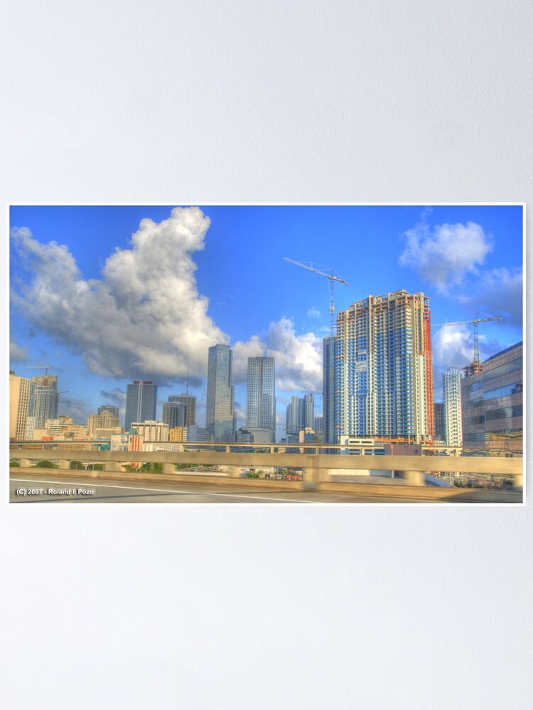 Alternate view of Downtown Miami - DSC_1550 Poster