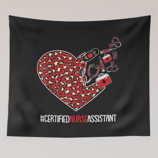 Item preview, Certified Nurse Assistant Graduation Cute Heart Leopard CNA designed and sold by JeffreyMCombs.
