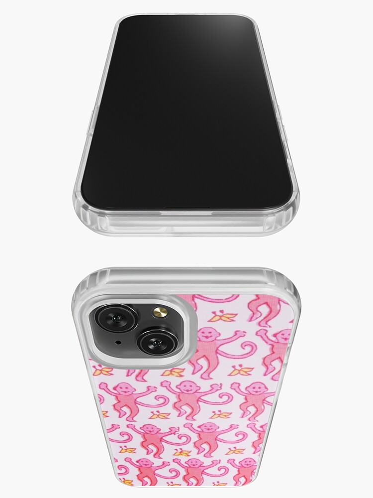 Pink Preppy Monkeys iPhone Case for Sale by preppy-designzz