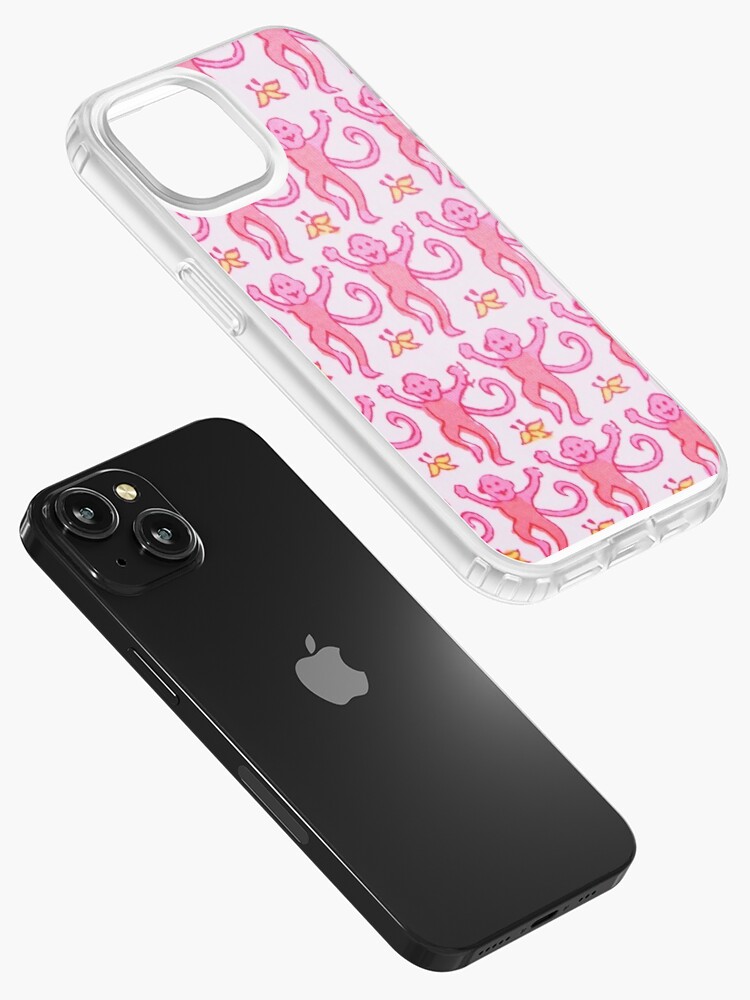 Pink Preppy Monkeys iPhone Case for Sale by preppy-designzz