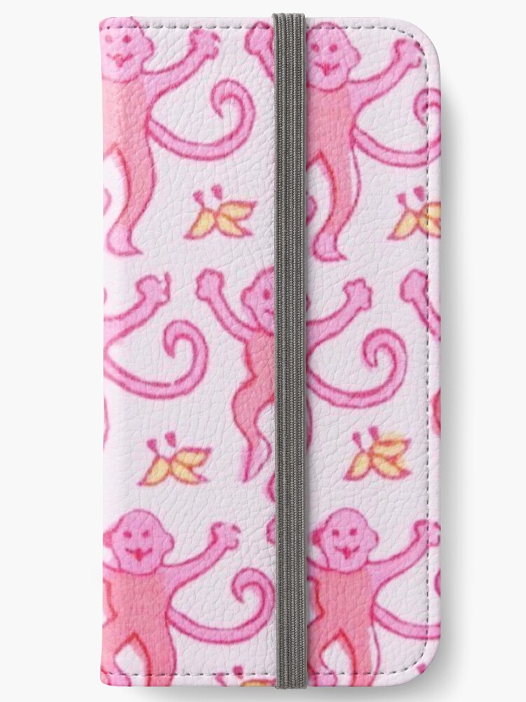 Pink Preppy Monkeys iPhone Case for Sale by preppy-designzz