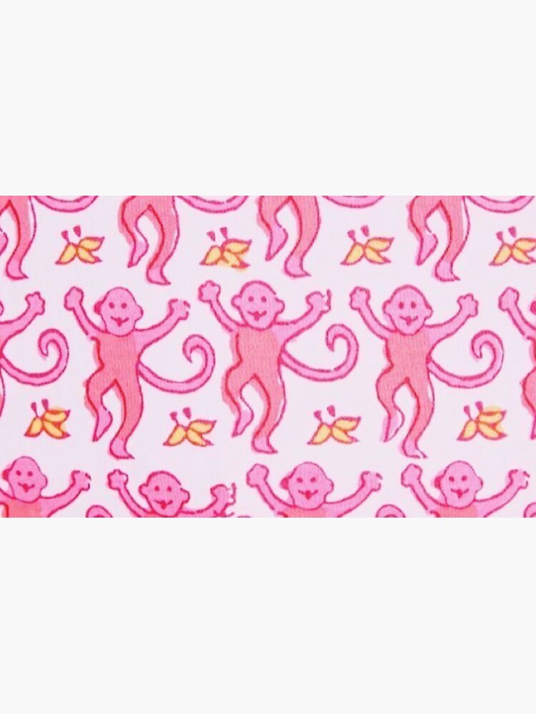 Pink Preppy Monkeys Coffee Mug for Sale by preppy-designzz