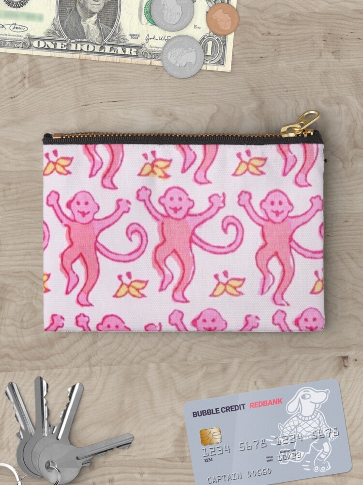 Pink Preppy Monkeys Poster for Sale by preppy-designzz