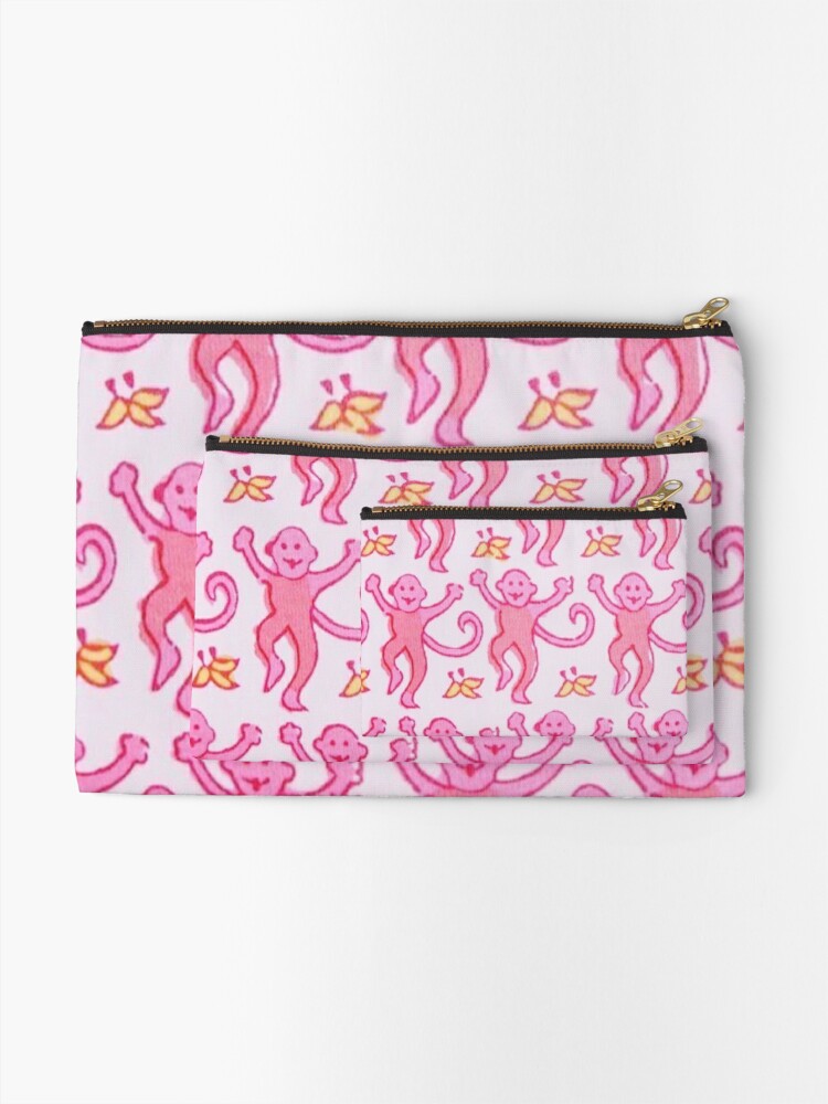 Party Propz Pink Pencil Case For Girls - Large Capacity  Pencil Pouches Designed Art Polyester Pencil Box 