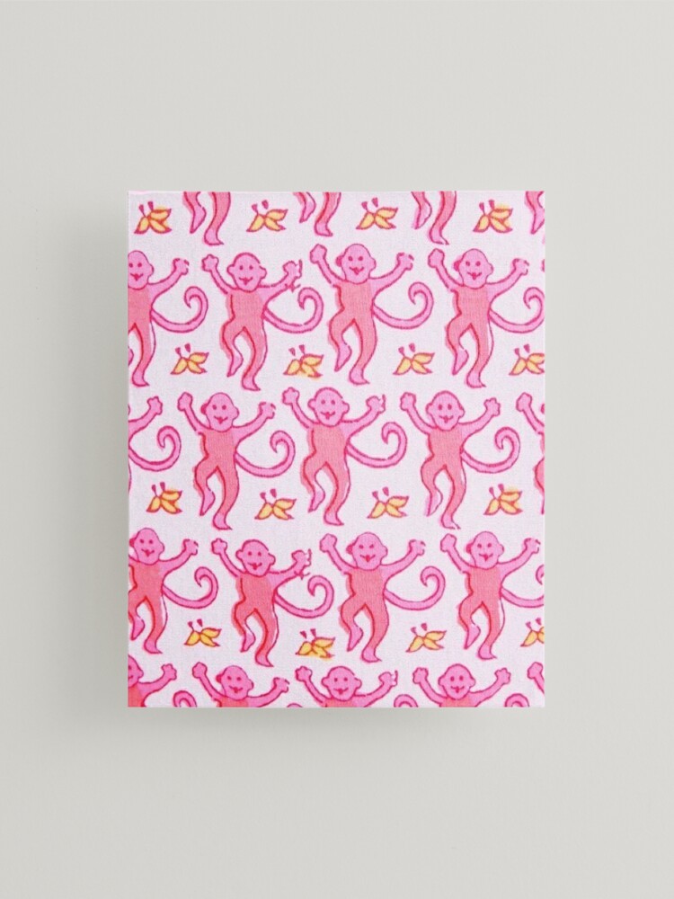 Pink Preppy Monkeys Poster for Sale by preppy-designzz