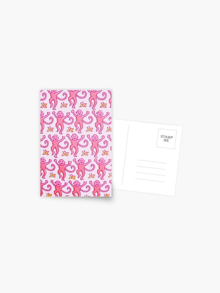 Pink Preppy Monkeys Poster for Sale by preppy-designzz