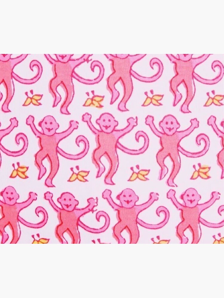 Pink Preppy Monkeys Coffee Mug for Sale by preppy-designzz