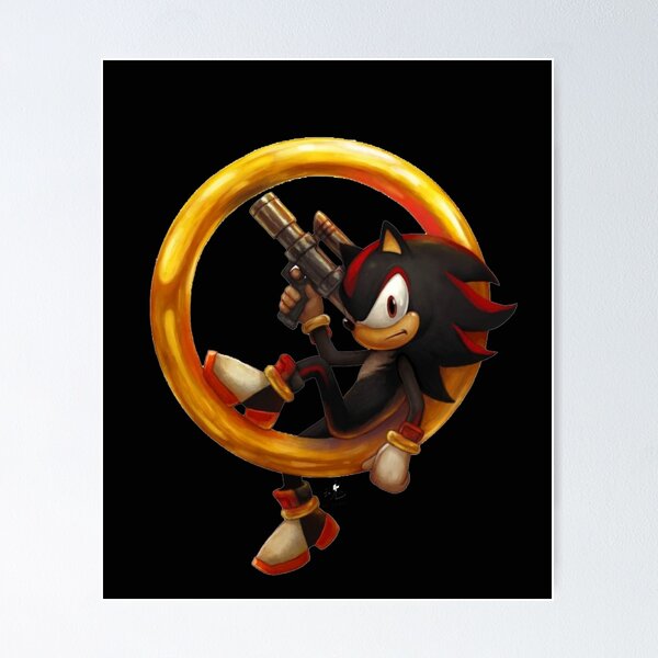 Shadow the Hedgehog (Glow Version) Poster for Sale by