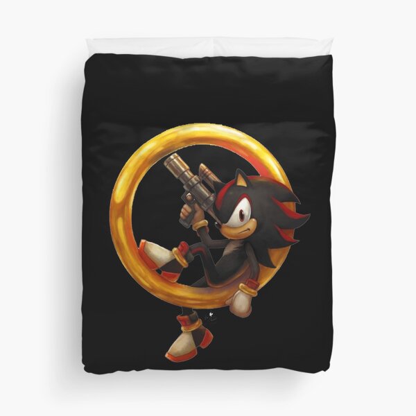 Sonic Shadow , Silver The Hedgehog Game Duver Duvet Cover and Pillowcase  Set Bedding Set