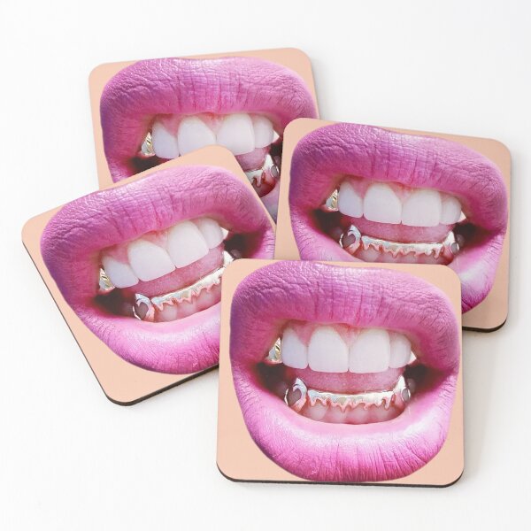 Item preview, vampire Gold grill lips mask designed and sold by RocFashions.