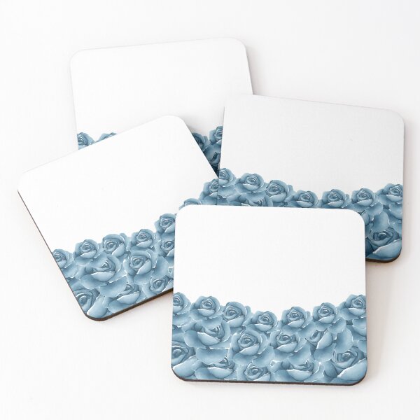 Item preview, Pastel Colored Floral Patterns - Blue Watercolor Flower designed and sold by JanviRamani.