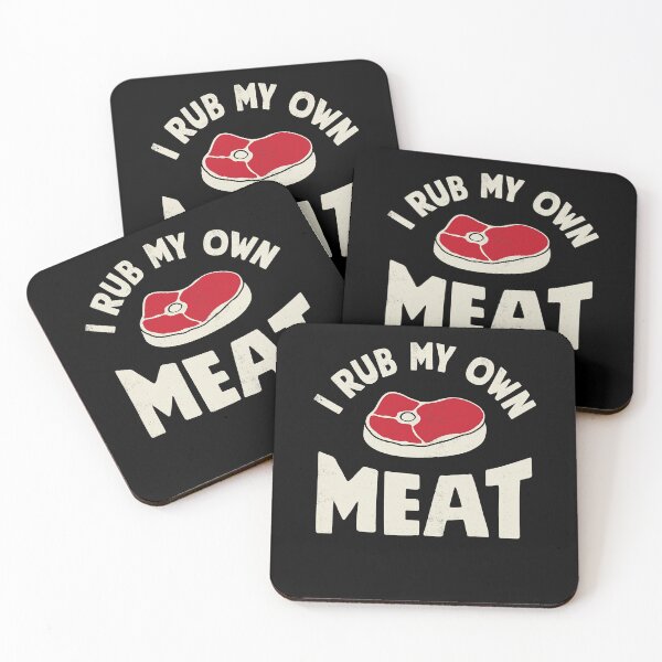 Item preview, Chef I Rub My Own Meat Funny Men Cooking BBQ Culinary Joke  designed and sold by osborange.