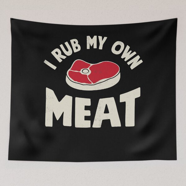 Item preview, Chef I Rub My Own Meat Funny Men Cooking BBQ Culinary Joke  designed and sold by osborange.