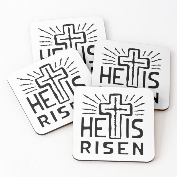 Item preview, Christian Cross Easter He is Risen    designed and sold by MikuCha.