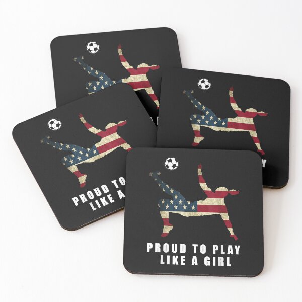 Item preview, US. Women Soccer Team Player Fan Shirt Proud To Play designed and sold by Vignette2323.