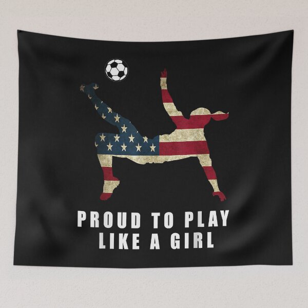 Item preview, US. Women Soccer Team Player Fan Shirt Proud To Play designed and sold by Vignette2323.